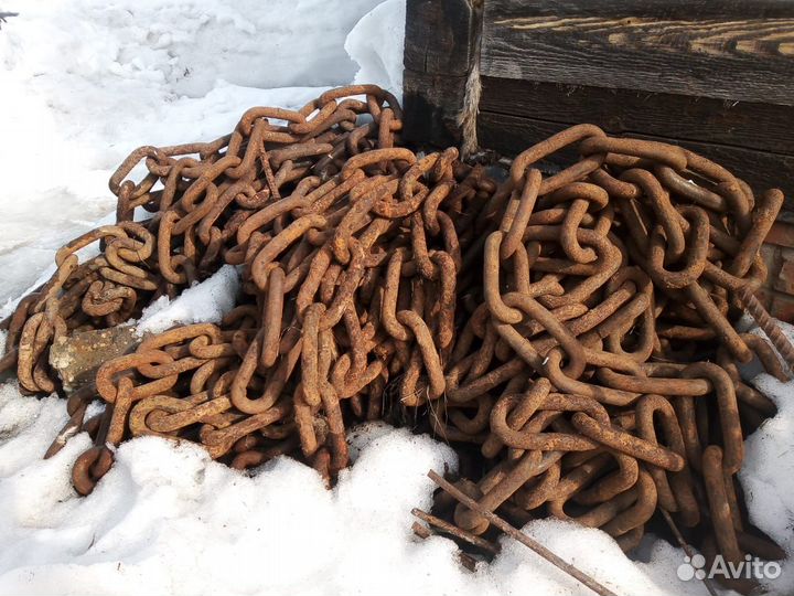 Цепь грузовая, грузоподъемная