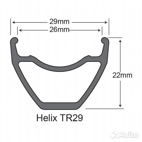Обод SunRingle Helix-29 29" Белый, Новое купить в Москве | Авито