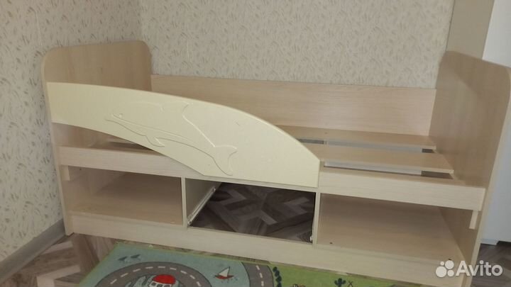 Детская кровать от 3 лет с бортиками