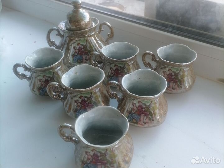 Кофейный сервиз керамика СССР