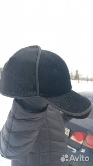 Мужская зимняя шапка, кепка из меха норки