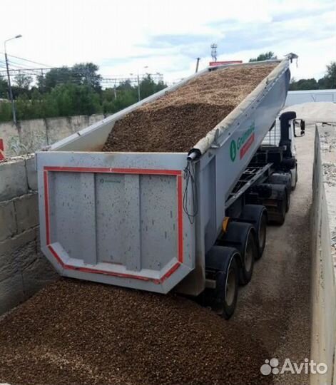 Щебень гравийный с доставкой