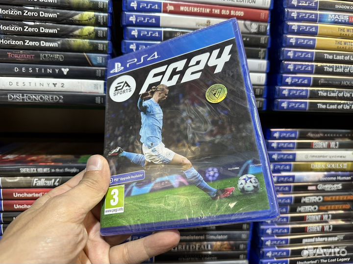 Ea fc 24 ps4 диск новый русская озвучка