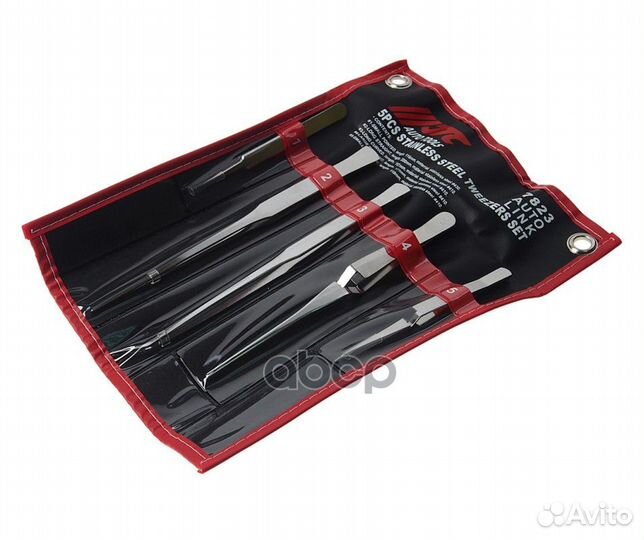 Набор пинцетов из нержавеющей стали 5шт JTC JTC