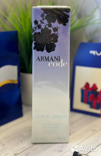 Giorgio armani Code Femme 75мил (+ сертификат)