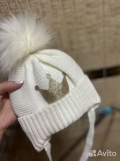 Шапка зимняя для девочки 46 48