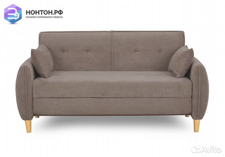 Диван еврокнижка Анита светло-коричневый