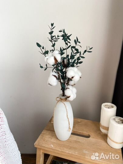 Хлопок сухоцвет