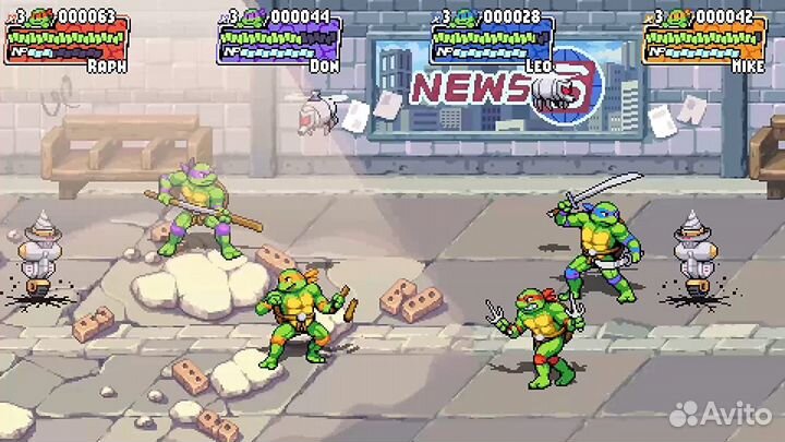 Игра Teenage Mutant Ninja Turtles: Shredder's