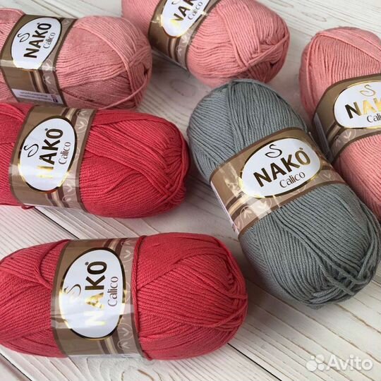 Пряжа Nako Calico/Simli