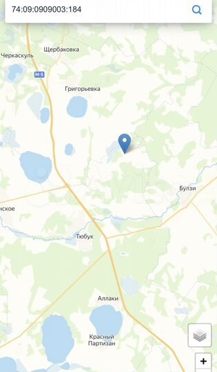 Участок 7,4 га (СНТ, ДНП)