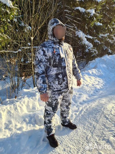 Костюм зимний белый лес