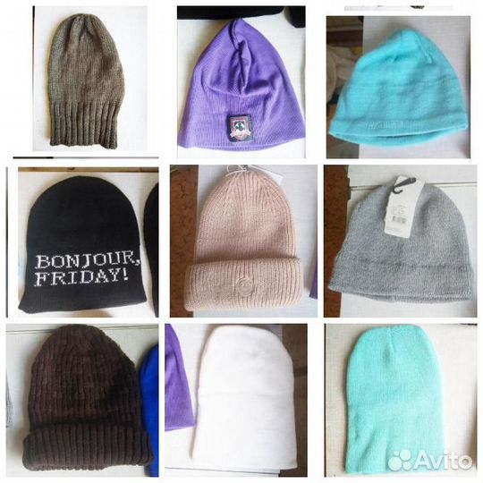 Шапка женская мужская детская вязаная шляпа фетр