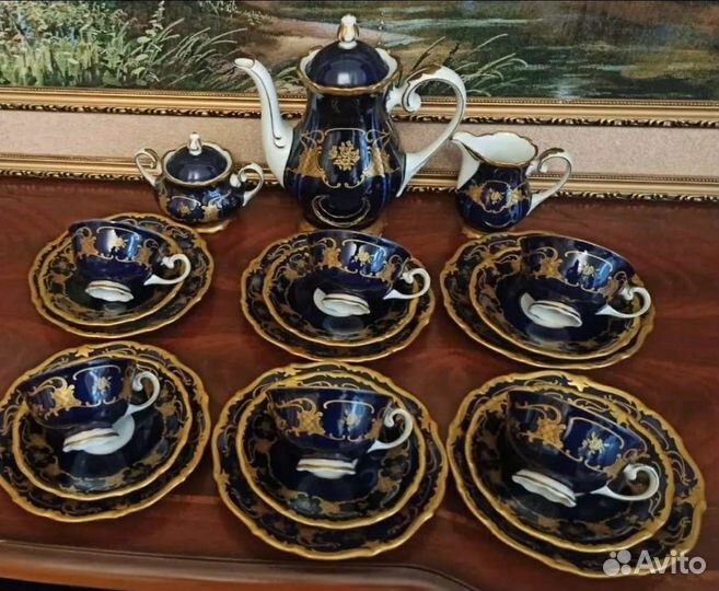 Сервиз чайный антикварный