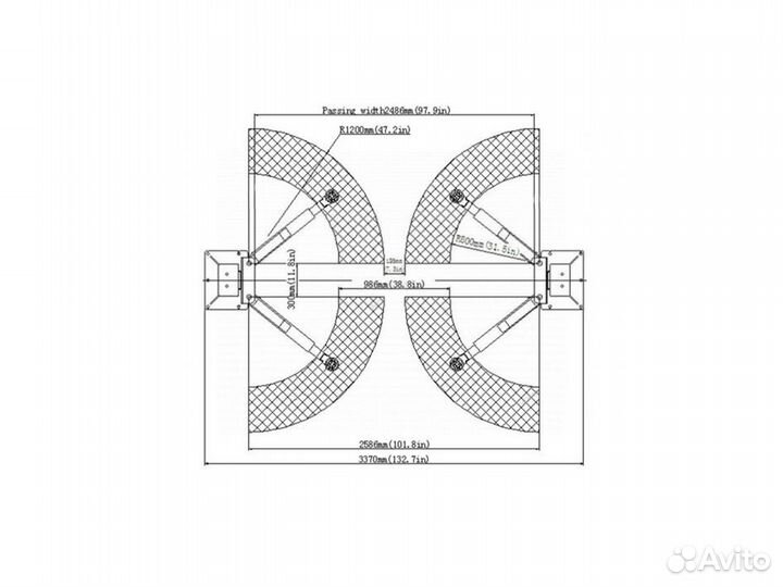 Подъемник Launch TLT-240SBS