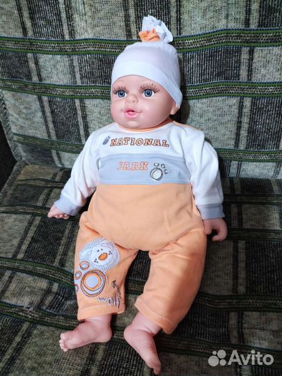 Пупс мягконабивной, рост 43 см