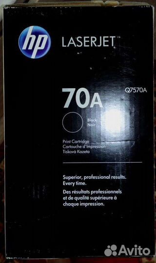 Картридж лазерный HP 70A (Q7570A) черный