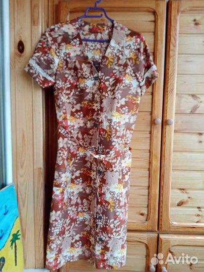 Винтажный халат СССР новый 46-48