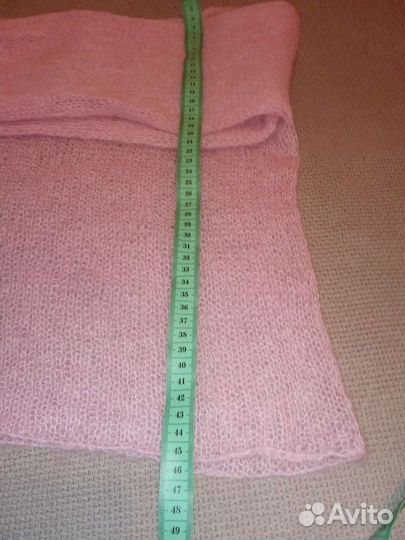 Паутинка розовая мохер