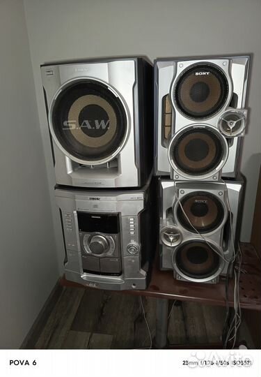 Музыкальный центр sony