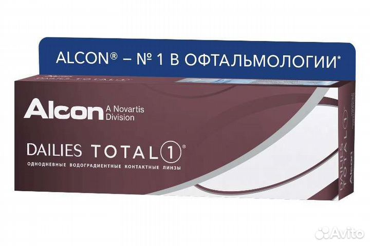 Контактные линзы alcon dailies total
