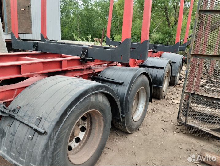 Прицеп лесовоз (сортиментовоз) В-кран 5015К4, 2008