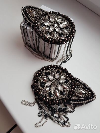 Эполеты из страз