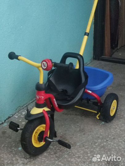 Трехколесный велосипед puky с ручкой