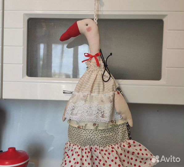 Кукла пакетница ручной работы, новая