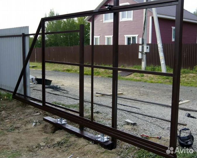 Каркас откатных ворот