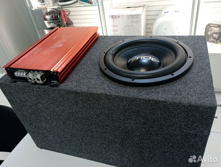 Сабвуфер С усилителем pride & barracuda 1400W арт