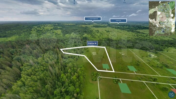 Участок 1,12 га (СНТ, ДНП)