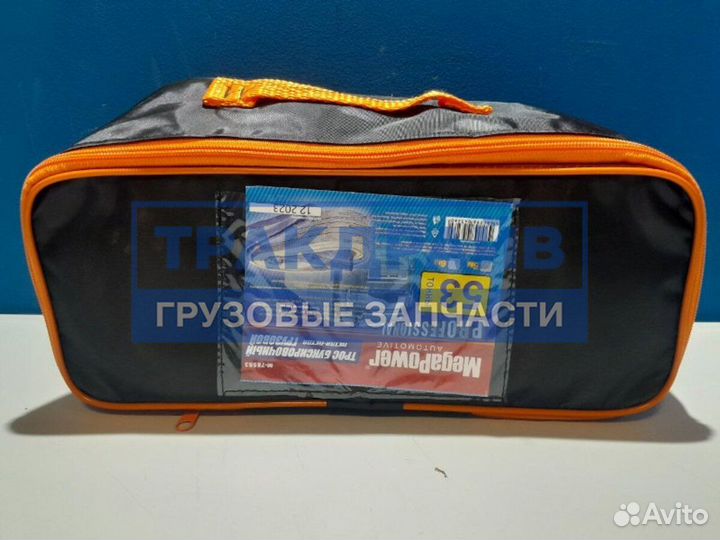 Трос буксировочный 53 т. 5 м. 150 мм. ленточный петля-петля в сумке