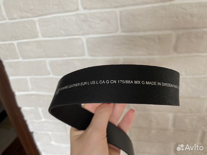 Ремень женский натуральная кожа H&M