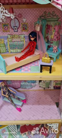Kidkraft амелия - кукольный домик С мебел