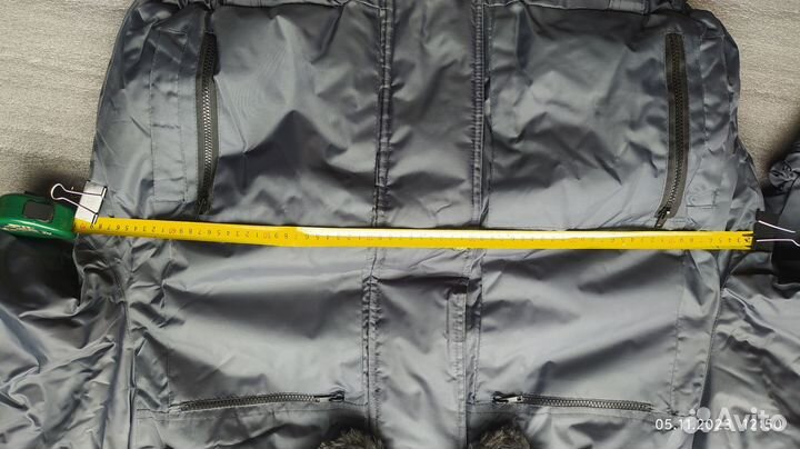 Куртка зимняя форменная охрана серая новая