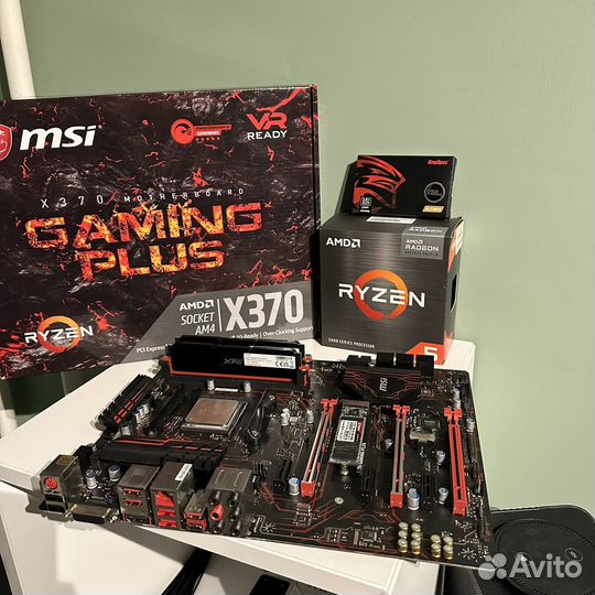 Ryzen 5 5600x x370 xpg 16gb 256ssd