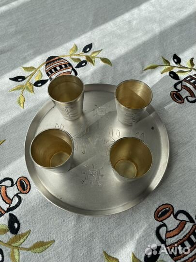 Коньячный набор на подносе