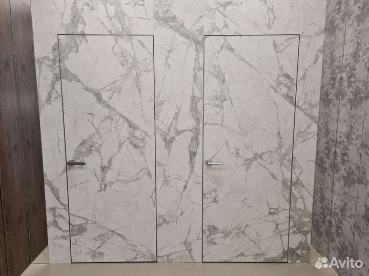 Скрытая дверь под отделку