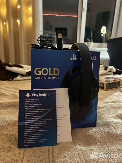Наушники Sony playstation Gold