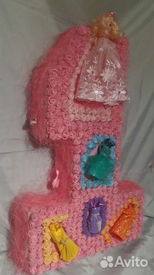 Цифра 1 на годик -эксклюзив для настоящей принцесс