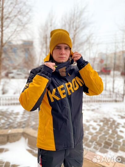 Куртка горнолыжная\сноубордическая желтая