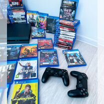 Sony PS4 + 2 геймпада + 161 игра