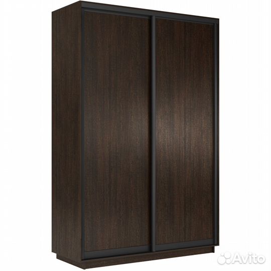 Шкаф-купе 2-дверный шкаф Оптим Двери дсп Венге,Чёр
