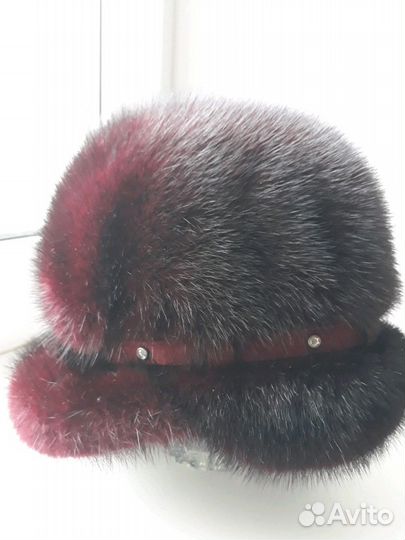 Норковая шапка новая