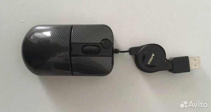 Компьютерная мышь проводная A4Tech X6-66E карбон