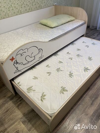 Кровать с матрасом 80 на 190