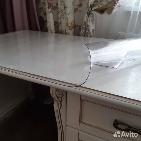 Силиконовая прозрачная скатерть гибкое стекло