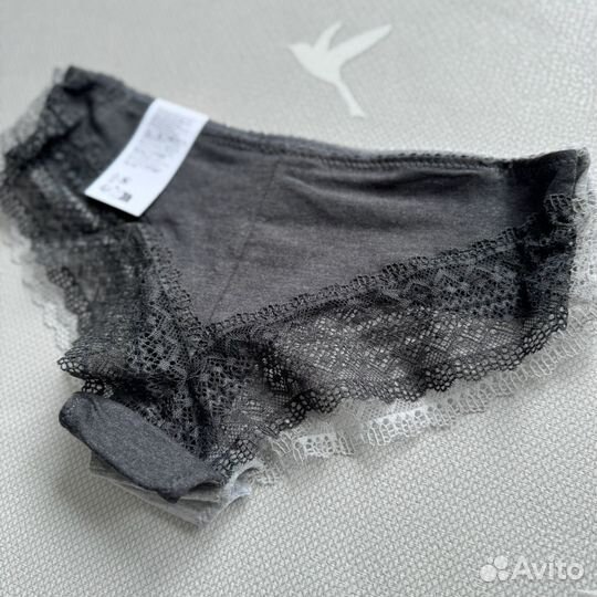 Трусы женские hm хипстеры хлопок XS,S