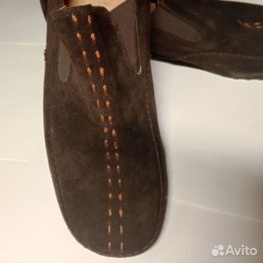 Обувь женская туфли коричневые замша р.41